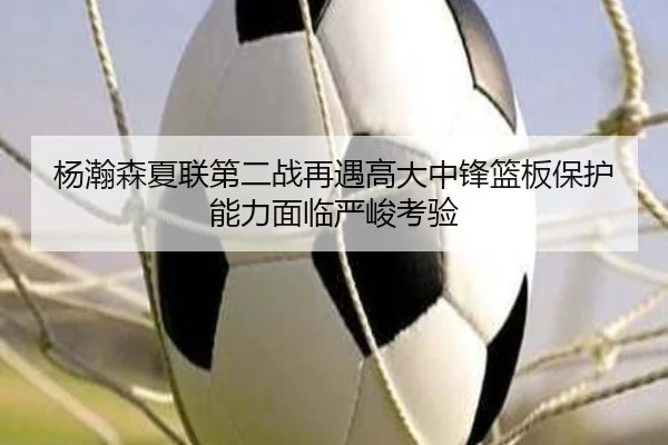 杨瀚森夏联第二战再遇高大中锋篮板保护能力面临严峻考验